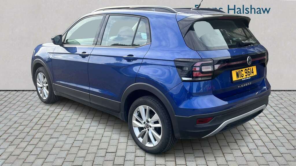 Volkswagen T-Cross 1.0 Tsi Se 2023 Blue #4
