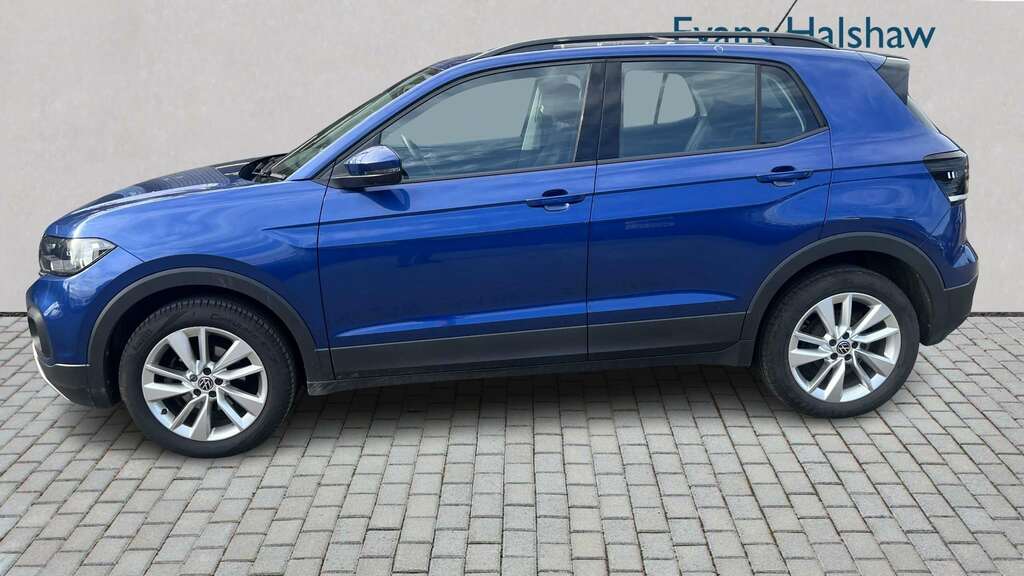 Volkswagen T-Cross 1.0 Tsi Se 2023 Blue #3