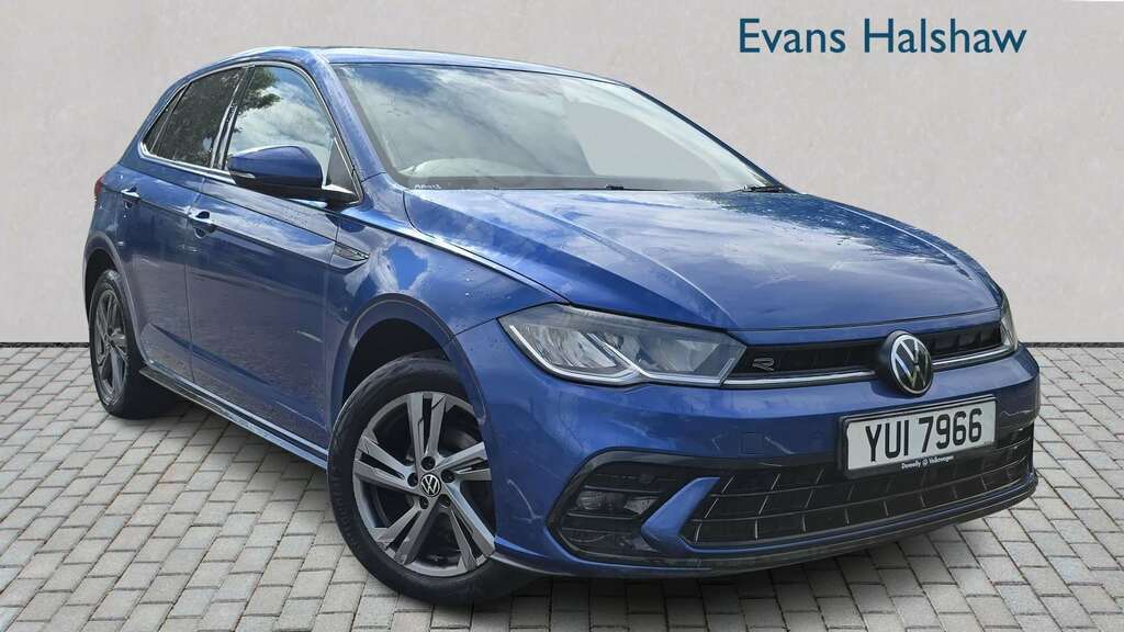 Volkswagen Polo 1.0 Tsi R-line Dsg 2023 Blue
