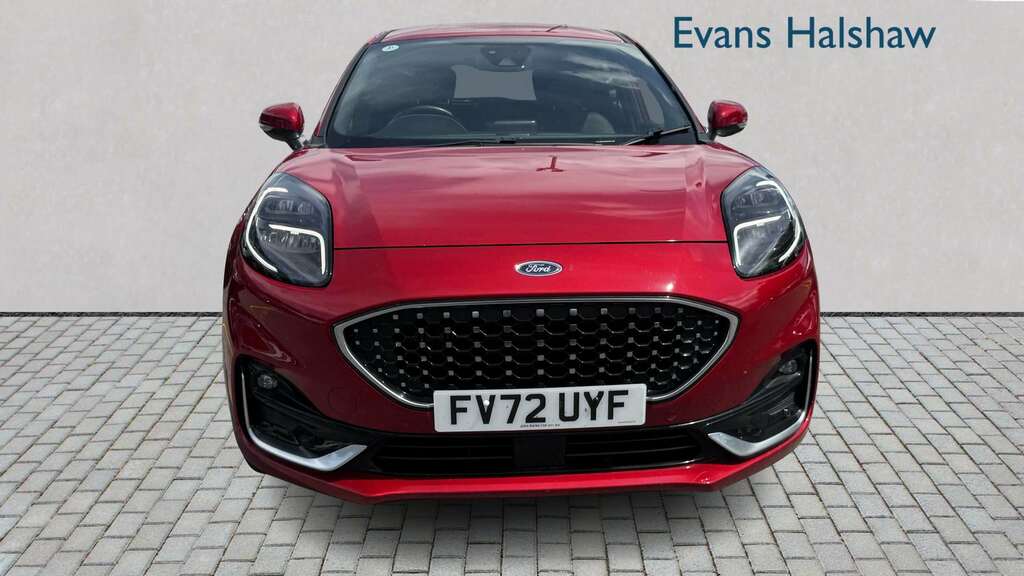 Ford Puma 1.0 Ecoboost Hybr Mhev 155 St-line Vignale Dct FV72UYF Red #2