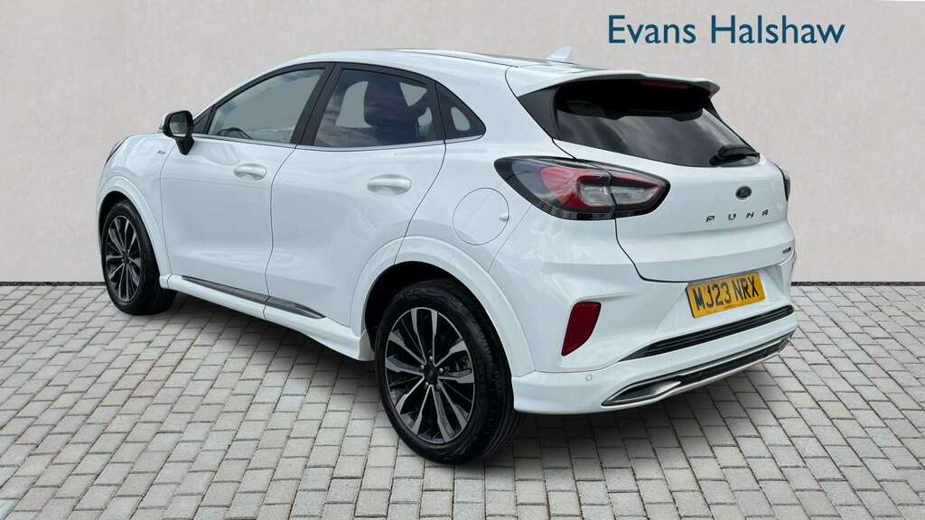 Ford Puma 1.0 Ecoboost Hybr Mhev 155 St-line Vignale Dct MJ23NRX White #4