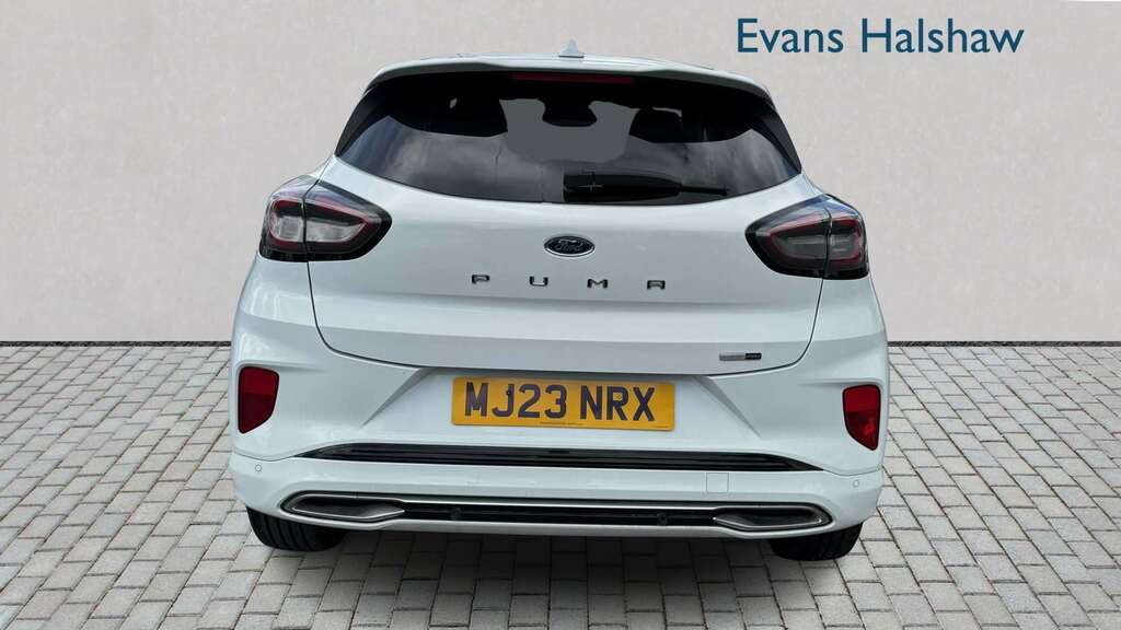 Ford Puma 1.0 Ecoboost Hybr Mhev 155 St-line Vignale Dct MJ23NRX White #5