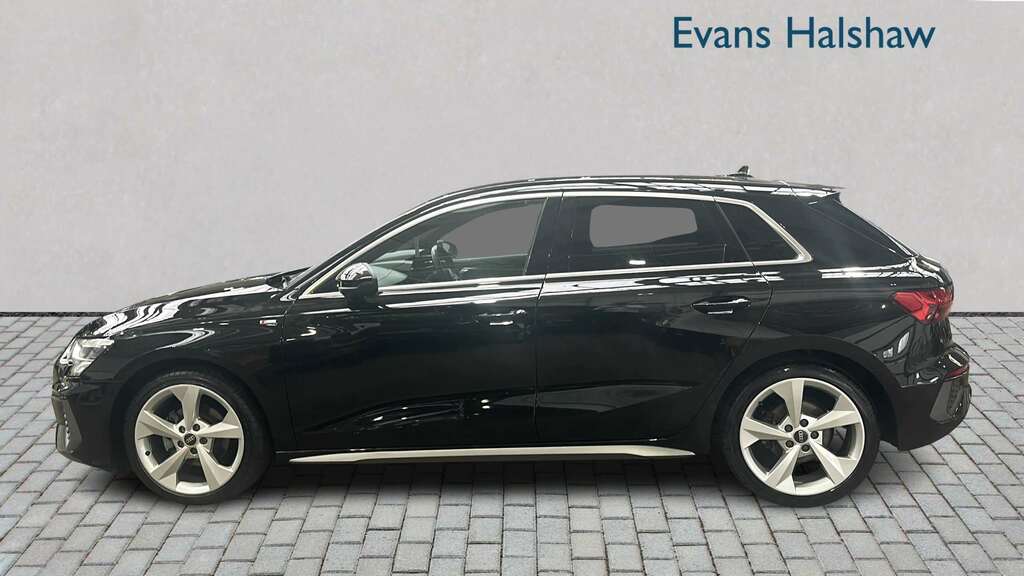 Audi A3 35 Tfsi S Line 2023 HJ23OUA Black #3