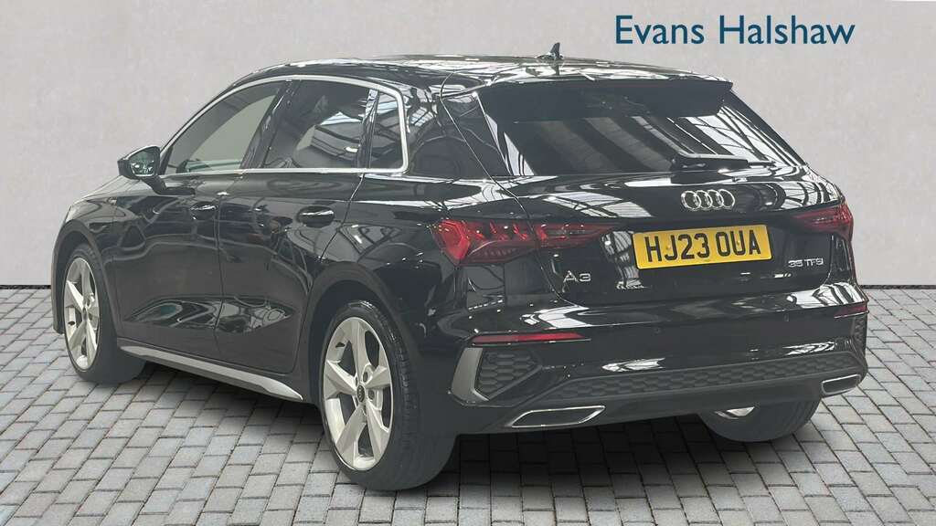 Audi A3 35 Tfsi S Line 2023 HJ23OUA Black #2