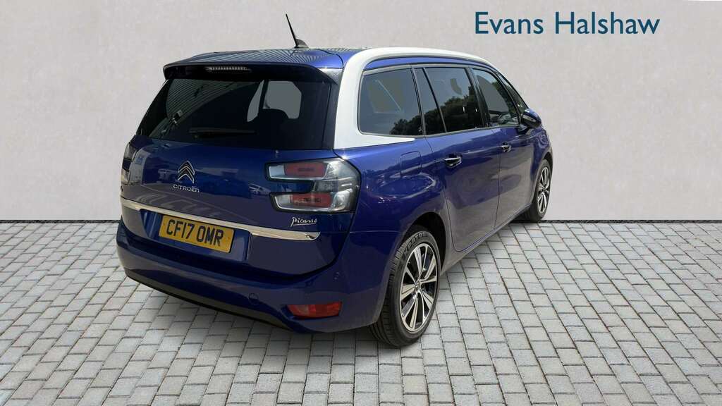 Citroen Grand C4 Picasso 1.6 Bluehdi Flair 2017 CF17OMR Blue #2