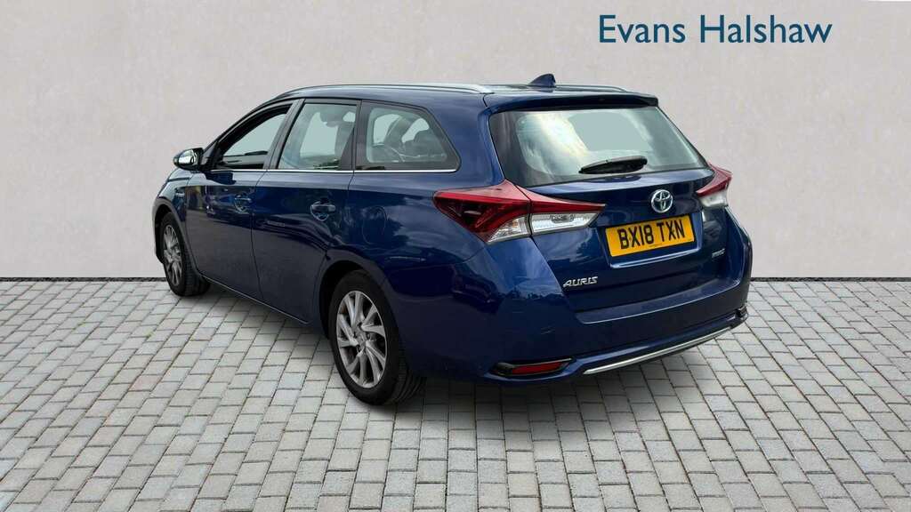 Toyota Auris 1.8 Hybrid Icon Tech Tss Cvt 2018 Blue #3