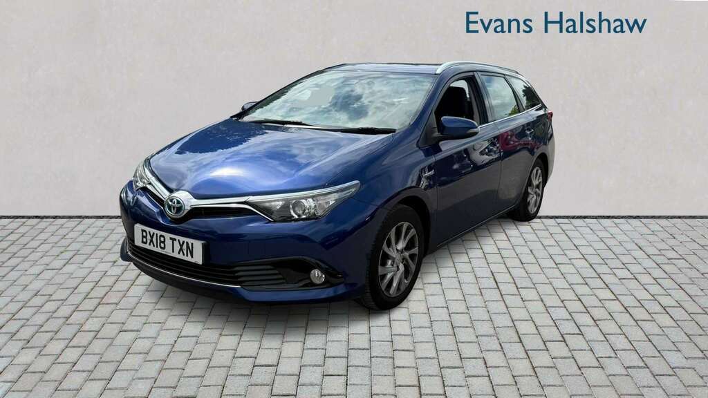Toyota Auris 1.8 Hybrid Icon Tech Tss Cvt 2018 Blue #2