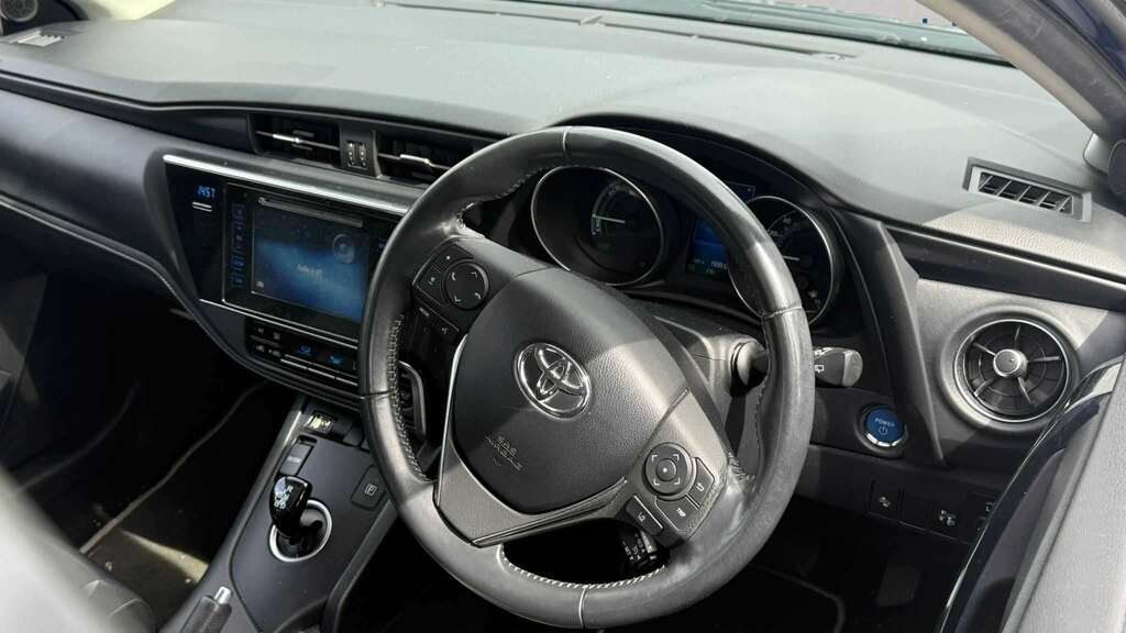 Toyota Auris 1.8 Hybrid Icon Tech Tss Cvt 2018 Blue #5