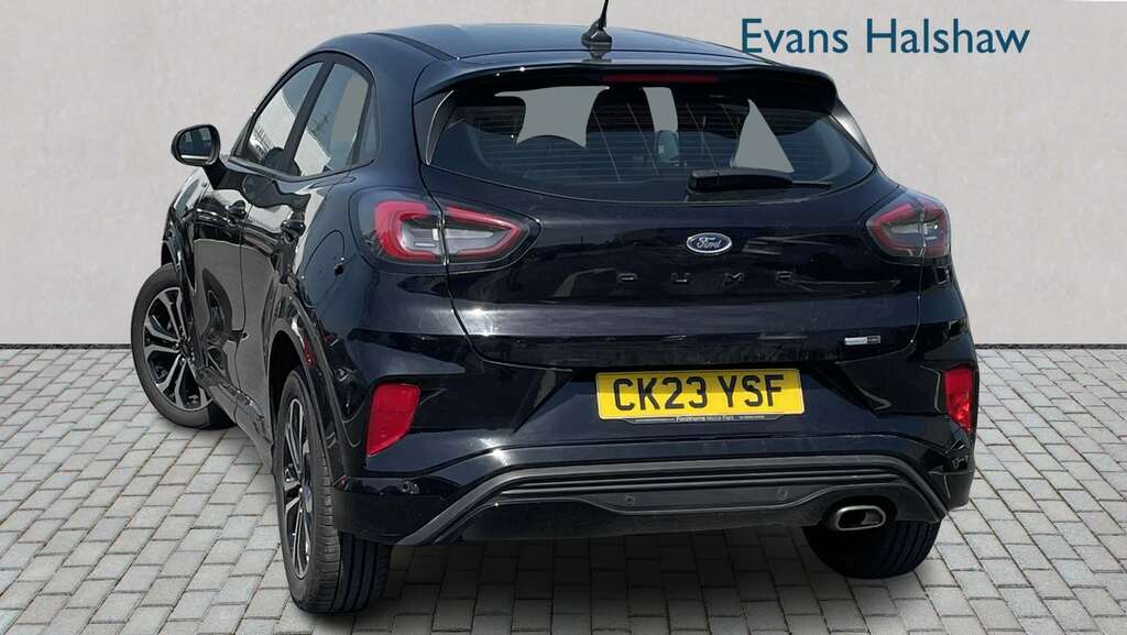 Ford Puma 1.0 Ecoboost Hybrid Mhev St-line 2023 CK23YSF Black #2