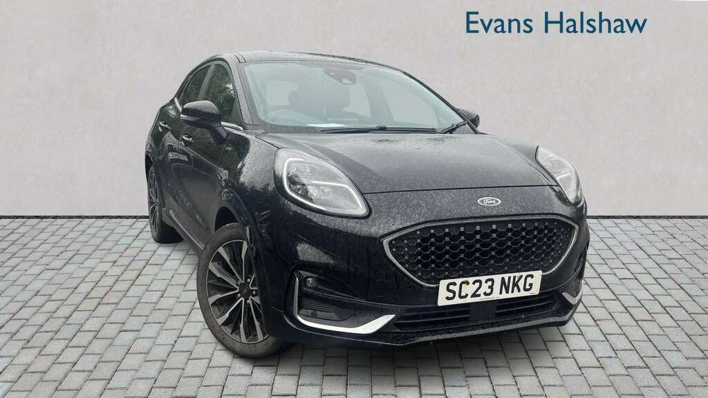 Ford Puma 1.0 Ecoboost Hybrid Mhev St-line Vignale 2023 SC23NKG Black #2