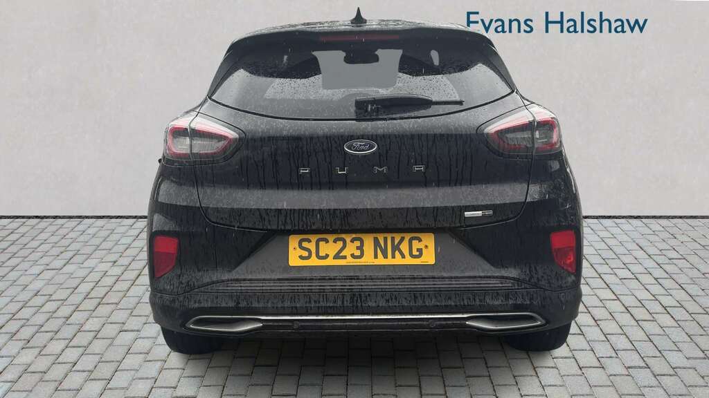 Ford Puma 1.0 Ecoboost Hybrid Mhev St-line Vignale 2023 SC23NKG Black #4