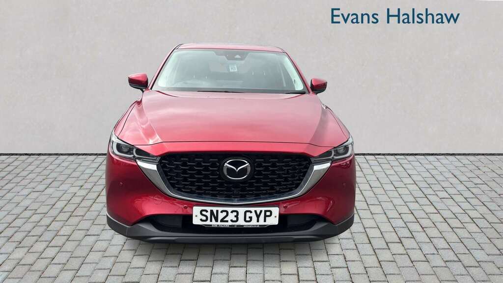 Mazda CX-5 2.0 E-skyactiv G Mhev Exclusive-line 2023 Red #3