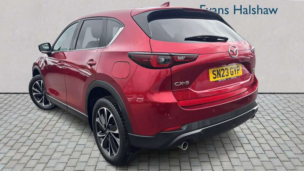 Mazda CX-5 2.0 E-skyactiv G Mhev Exclusive-line 2023 Red #2