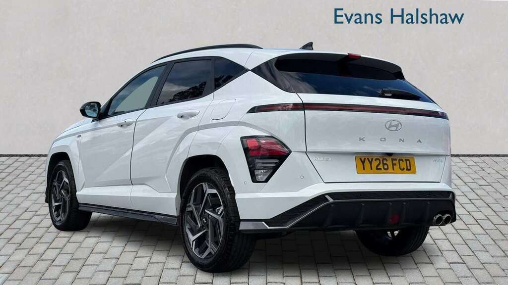 Hyundai Kona 1.6 Hybrid 138 N Line S Dct 2026 White #2