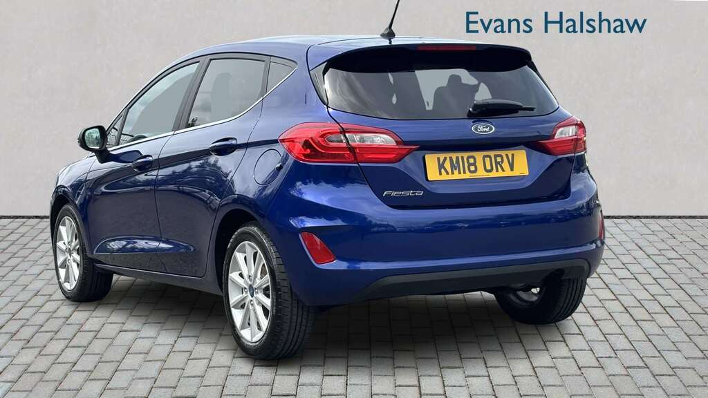 Ford Fiesta 1.0 Ecoboost Titanium 2018 KM18ORV Blue #2