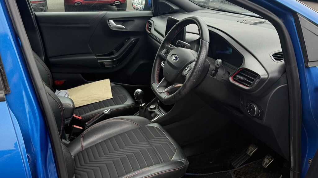 Ford Puma 1.0 Ecoboost Hybrid Mhev 155 St-line X 1St Ed PL69JYY Blue #6