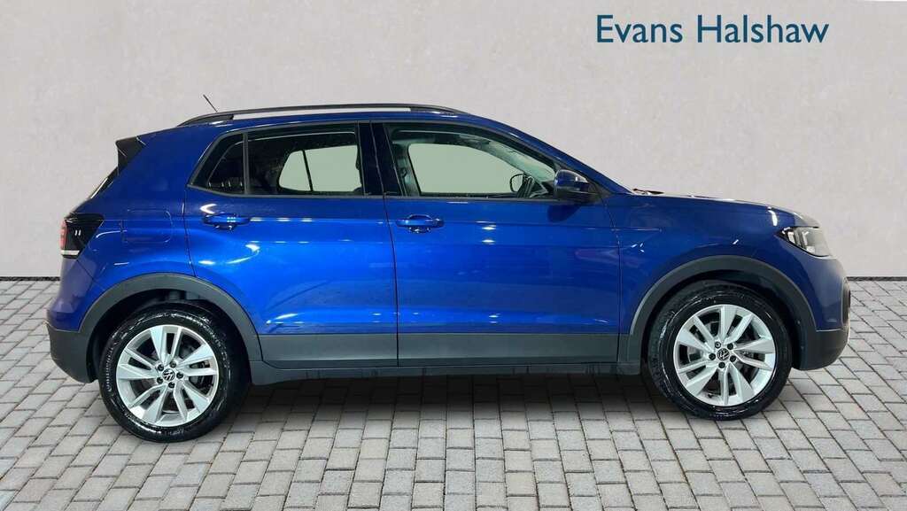 Volkswagen T-Cross 1.0 Tsi Se 2021 Blue #4