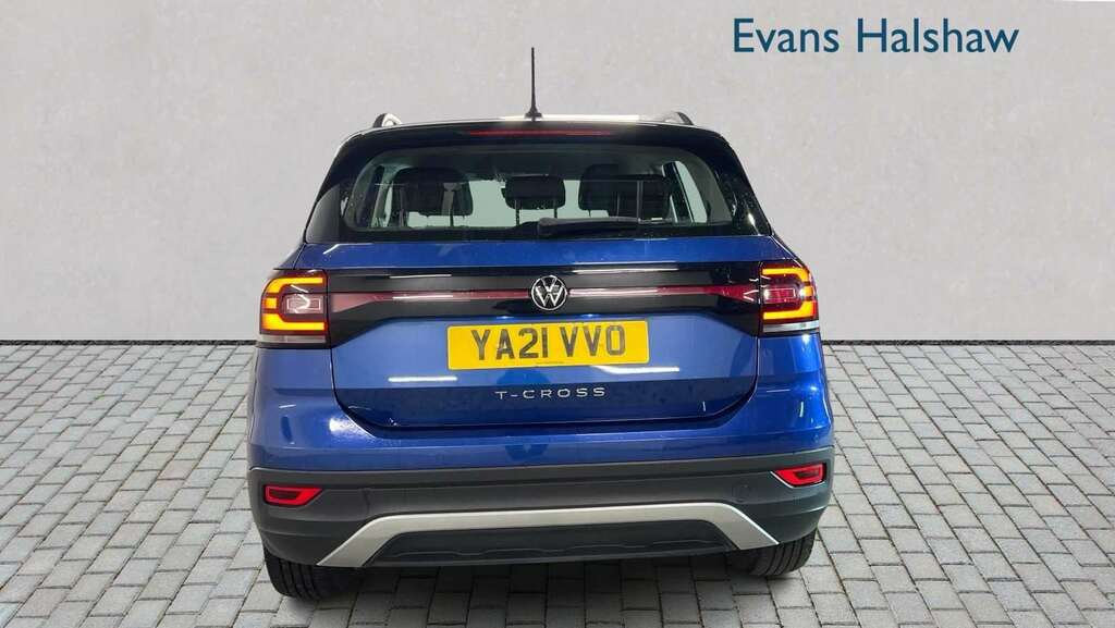 Volkswagen T-Cross 1.0 Tsi Se 2021 Blue #6