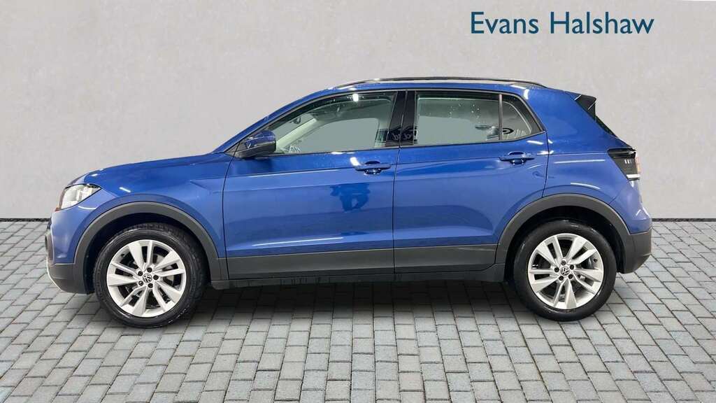 Volkswagen T-Cross 1.0 Tsi Se 2021 Blue #5