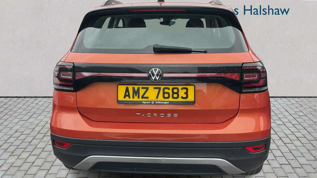 Volkswagen T-Cross 1.0 Tsi Se 2023 Orange #3