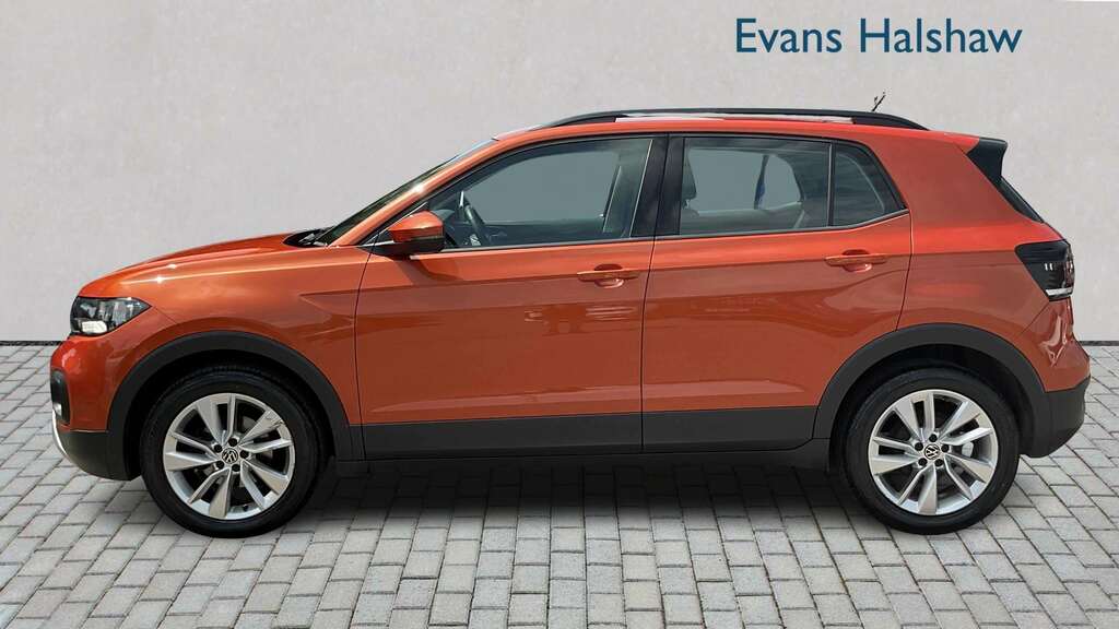 Volkswagen T-Cross 1.0 Tsi Se 2023 AMZ7683 Orange #4