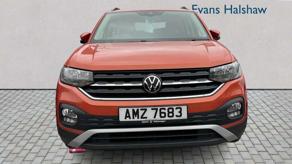 Volkswagen T-Cross 1.0 Tsi Se 2023 Orange #2