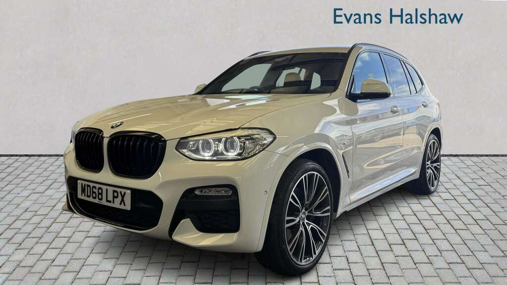 BMW X3 Xdrive20d M Sport Step 2019 White #3