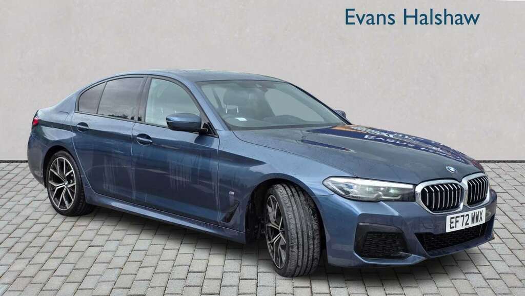 BMW 5 Series 520D Mht M Sport Step 2022 Blue