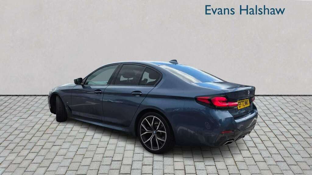 BMW 5 Series 520D Mht M Sport Step 2022 Blue #2