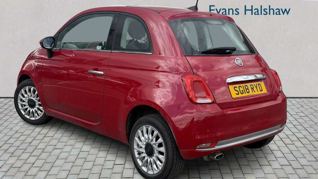 Fiat 500 1.2 Lounge 2018 Red #3