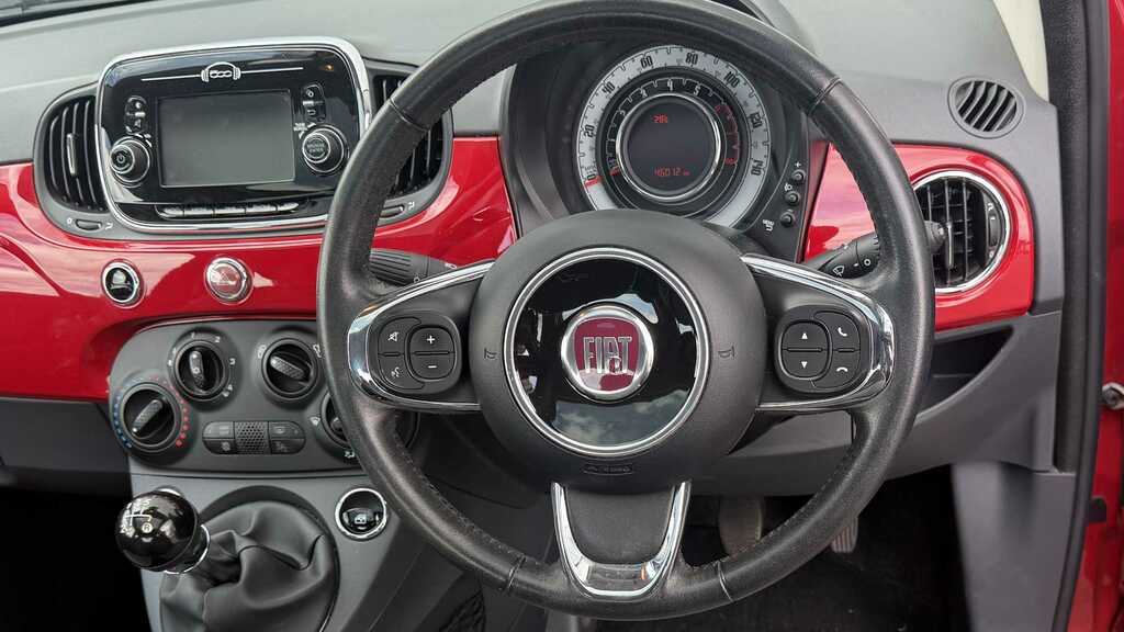 Fiat 500 Hatchback Black #10