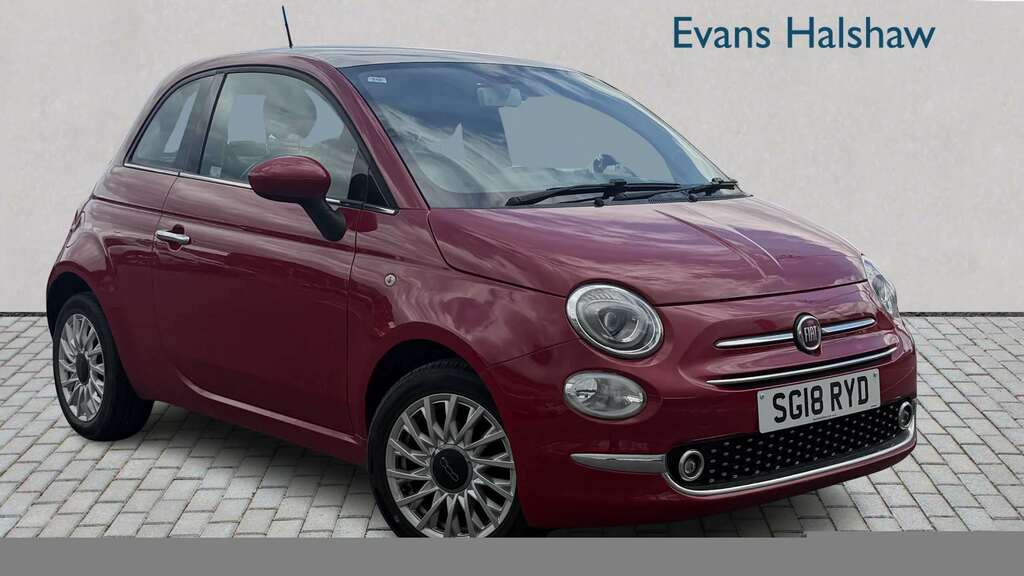Fiat 500 1.2 Lounge 2018 Red