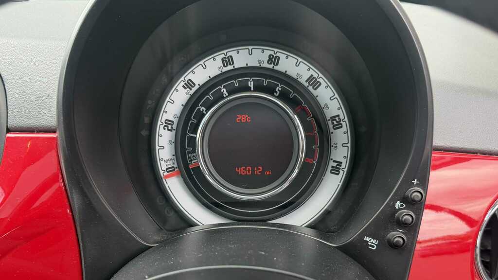 Fiat 500 Hatchback Black #11
