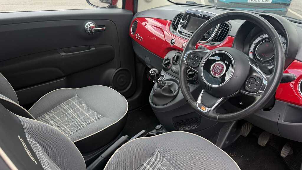 Fiat 500 Hatchback Black #9
