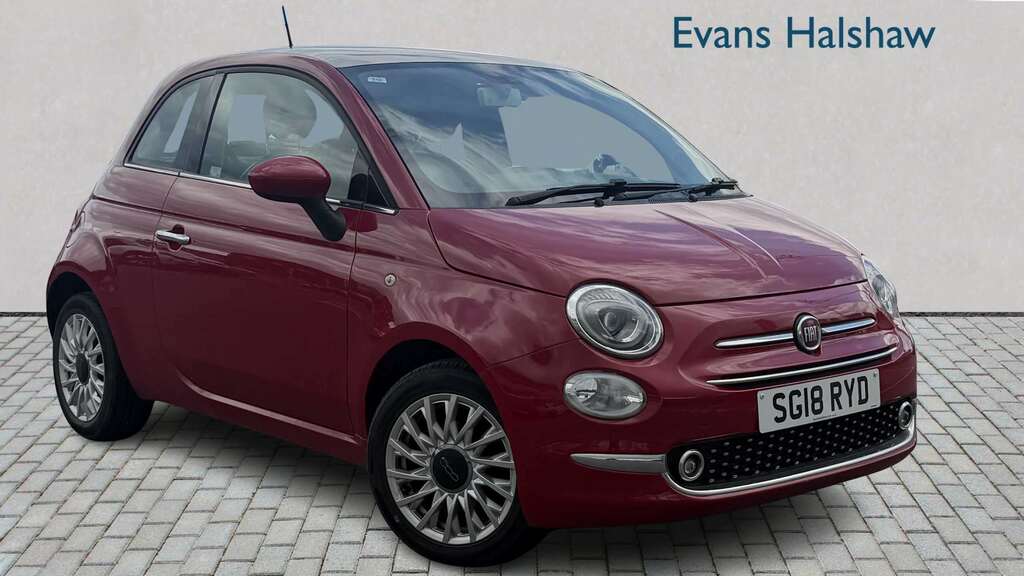 Fiat 500 1.2 Lounge 2018 Red #2