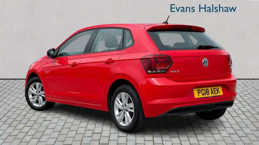 Volkswagen Polo 1.0 Tsi 95 Se 2018 PG18AEK Red #3