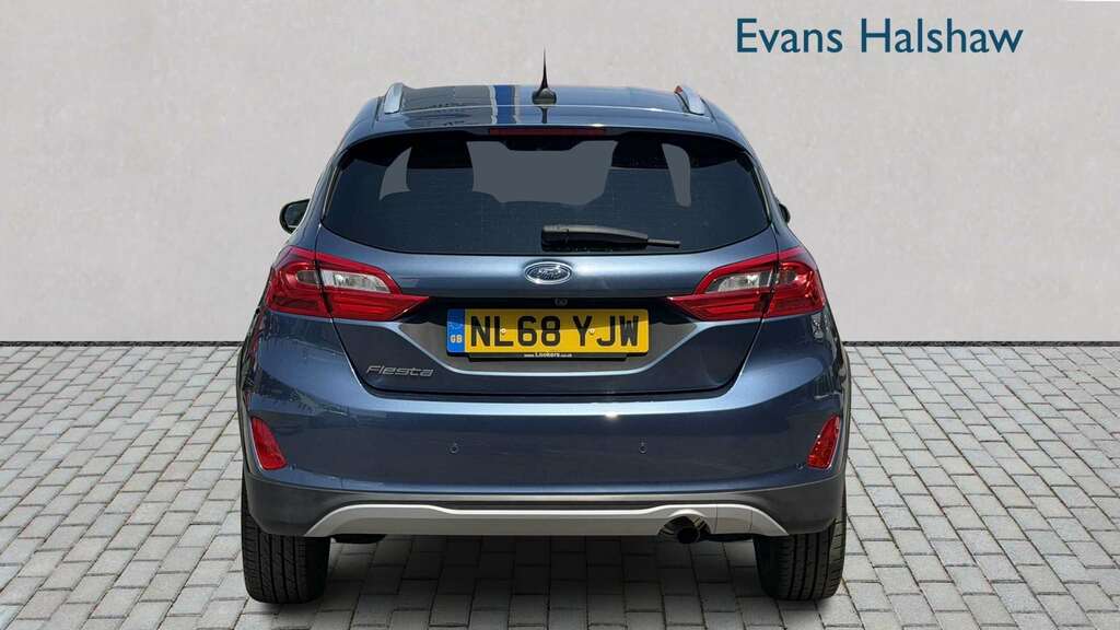 Ford Fiesta 1.0 Ecoboost 125 Active X 2018 NL68YJW Blue #5