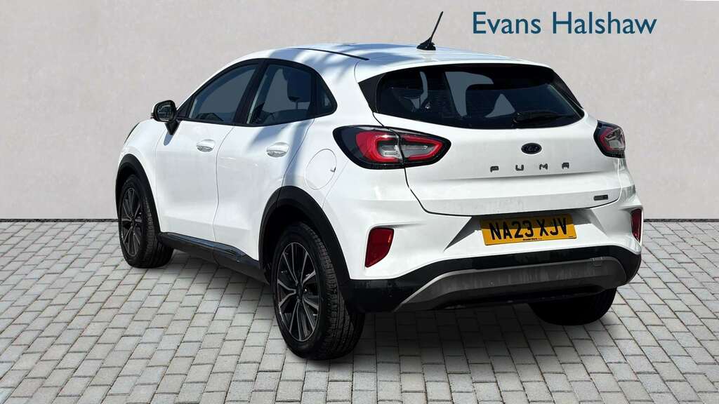 Ford Puma 1.0 Ecoboost Hybrid Mhev 155 Titanium 2023 NA23XJV White #2