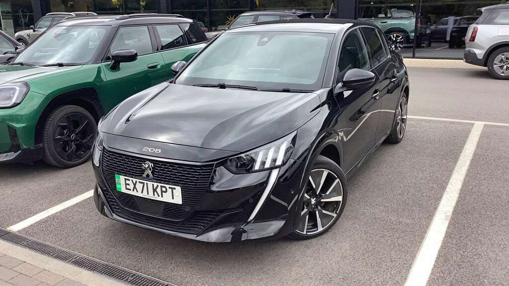 Peugeot e-208 100Kw Gt 50Kwh 2021 Black