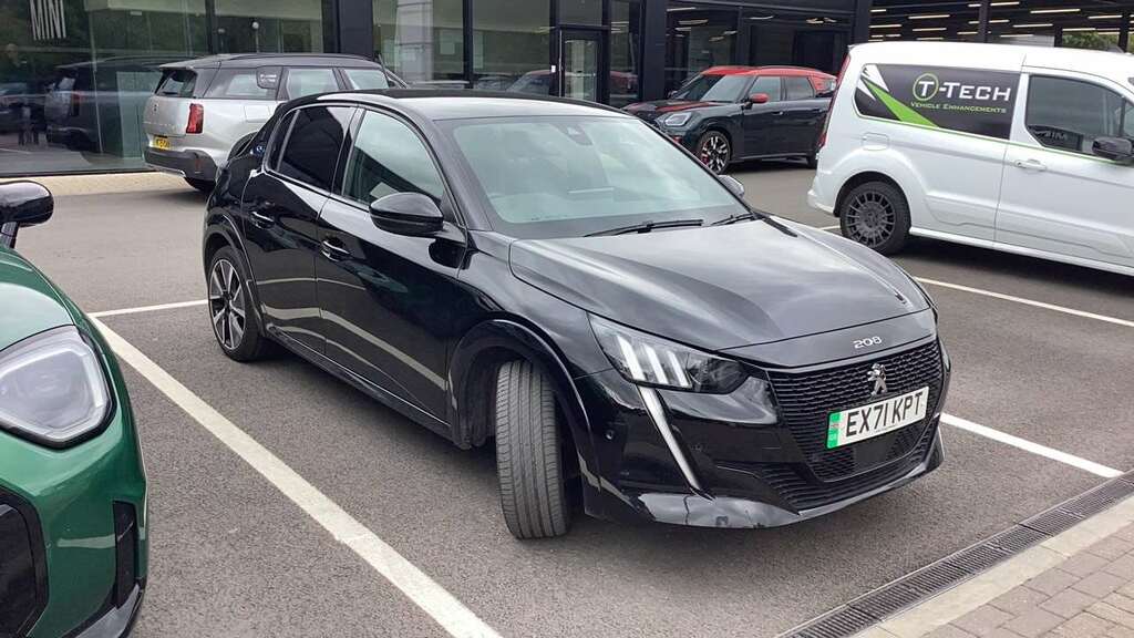 Peugeot e-208 100Kw Gt 50Kwh 2021 Black #3