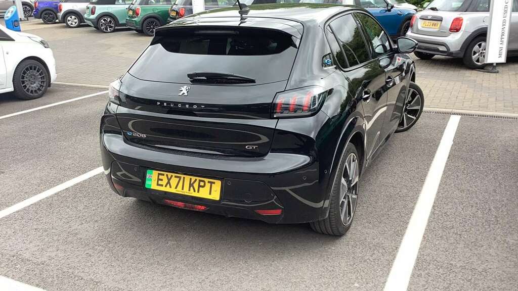 Peugeot e-208 100Kw Gt 50Kwh 2021 Black #2
