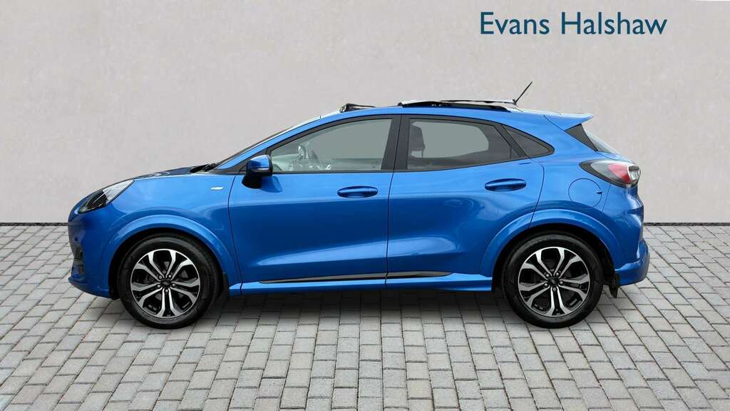 Ford Puma 1.0 Ecoboost Hybrid Mhev St-line 2022 Blue #4