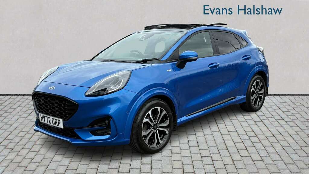 Ford Puma 1.0 Ecoboost Hybrid Mhev St-line 2022 Blue #3
