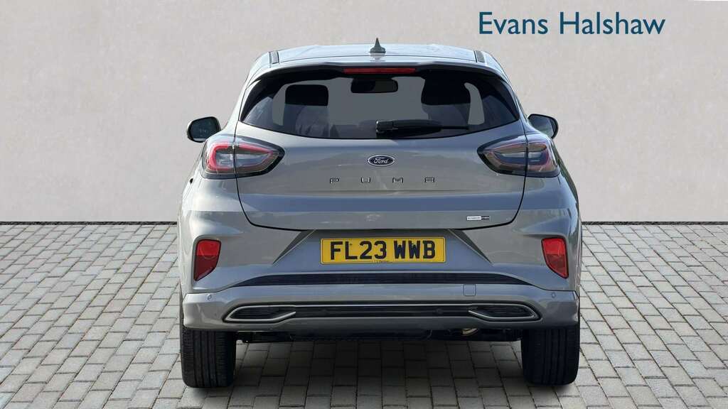 Ford Puma 1.0 Ecoboost Hybrid Mhev 155 St-line Vignale 2 FL23WWB Silver #4