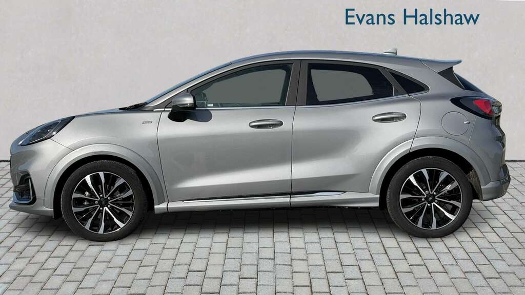 Ford Puma 1.0 Ecoboost Hybrid Mhev 155 St-line Vignale 2 FL23WWB Silver #2