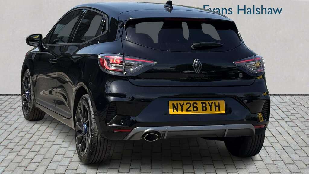Renault Clio 1.0 Tce 90 Techno Esprit Alpine 2026 NY26BYH Black #4