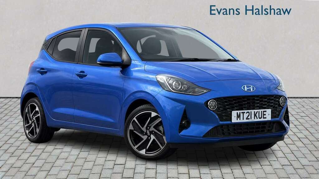 Hyundai I10 1.2 Mpi Premium 2021 Blue #3