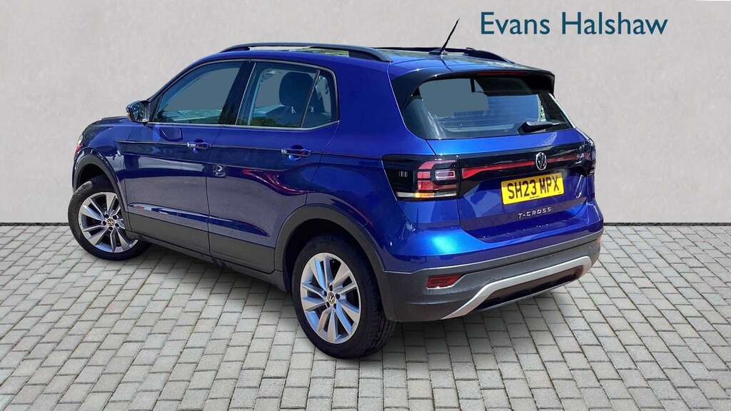 Volkswagen T-Cross 1.0 Tsi Se 2023 Blue #2
