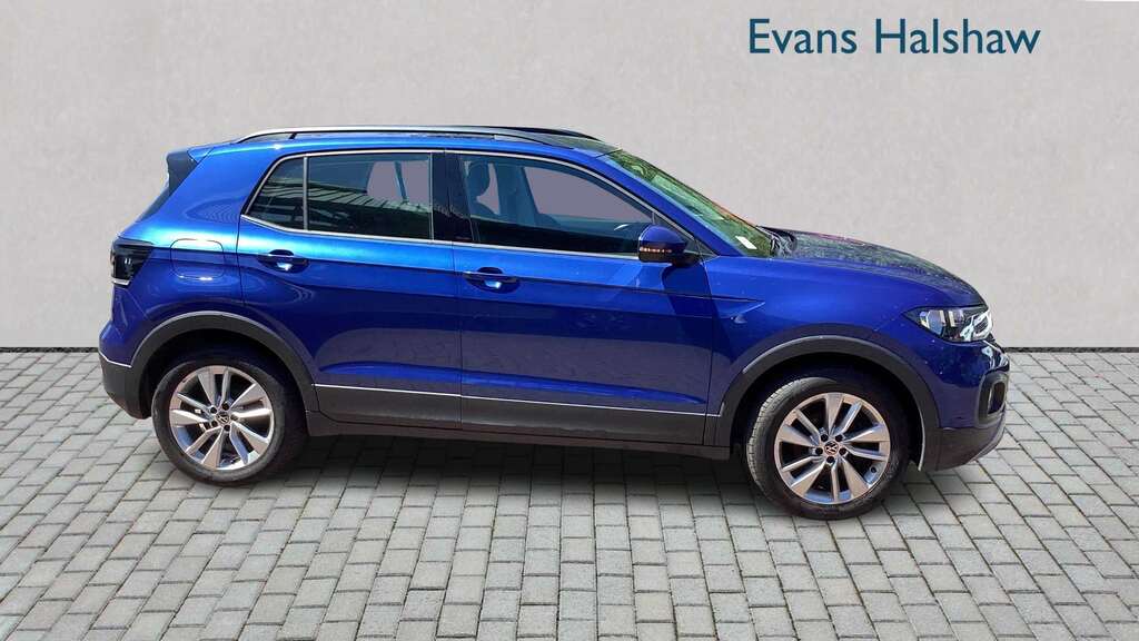Volkswagen T-Cross 1.0 Tsi Se 2023 Blue #3