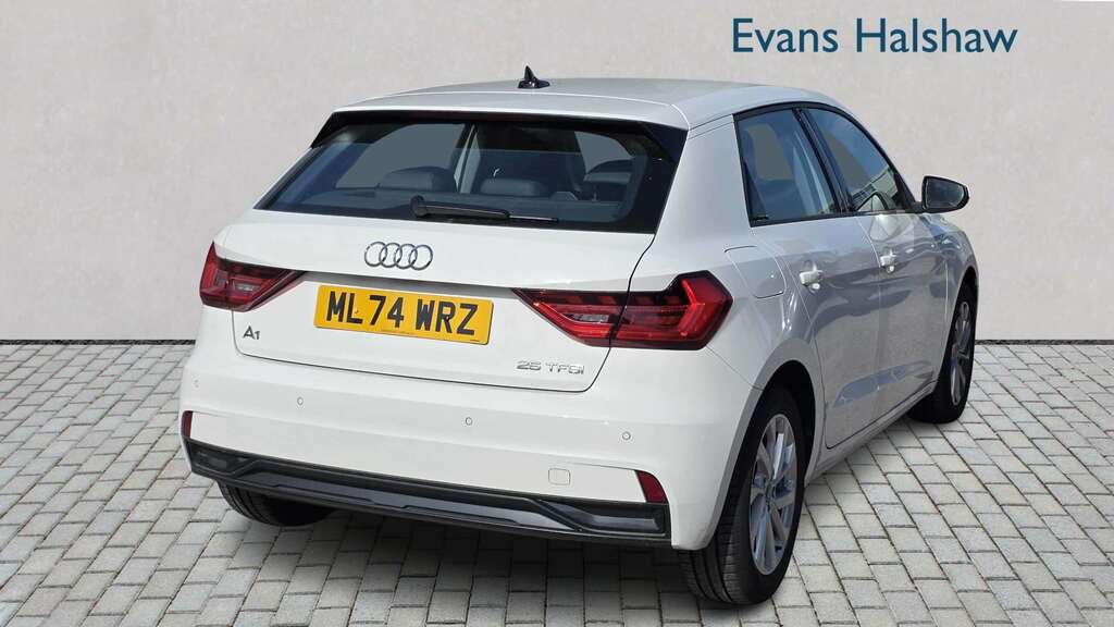Audi A1 25 Tfsi Sport 2024 ML74WRZ White #3